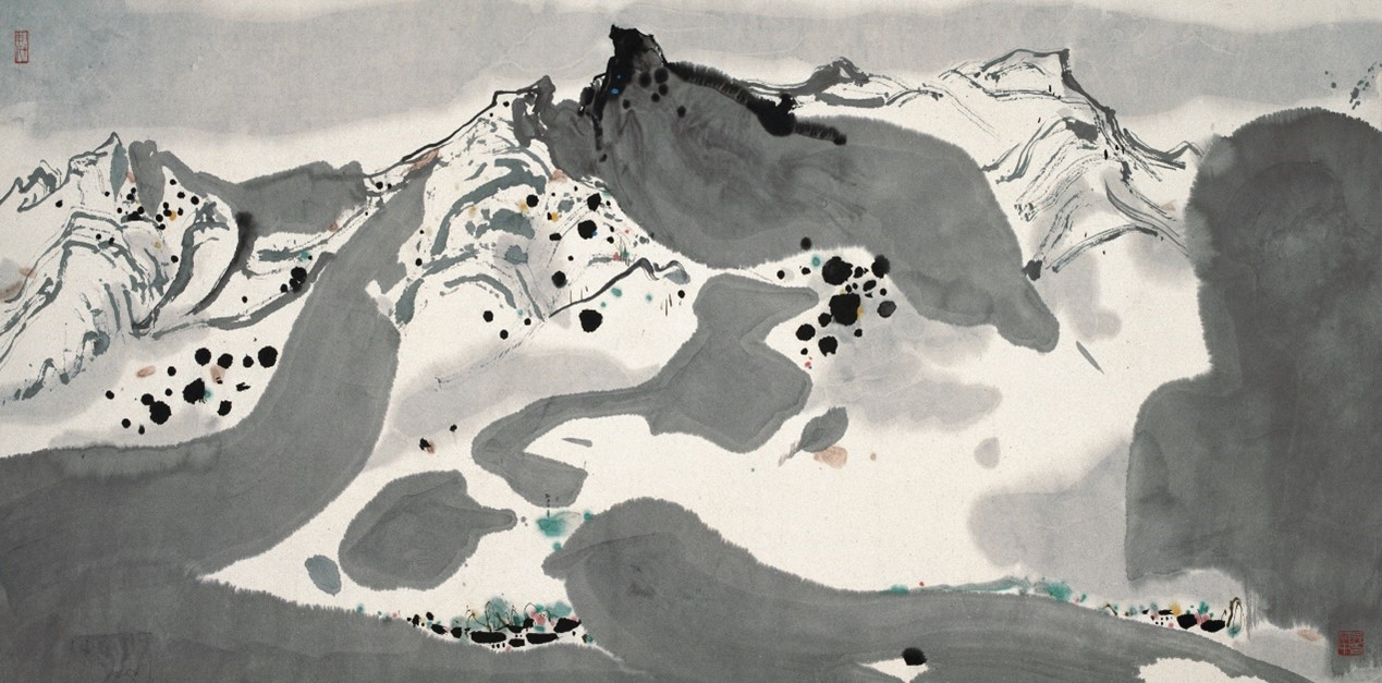 <h2>春雪</h2><p>作者：吴冠中</p><p>创作年代：1983年</p><p>规格：69cm×137cm</p><p>品类：中国画</p>